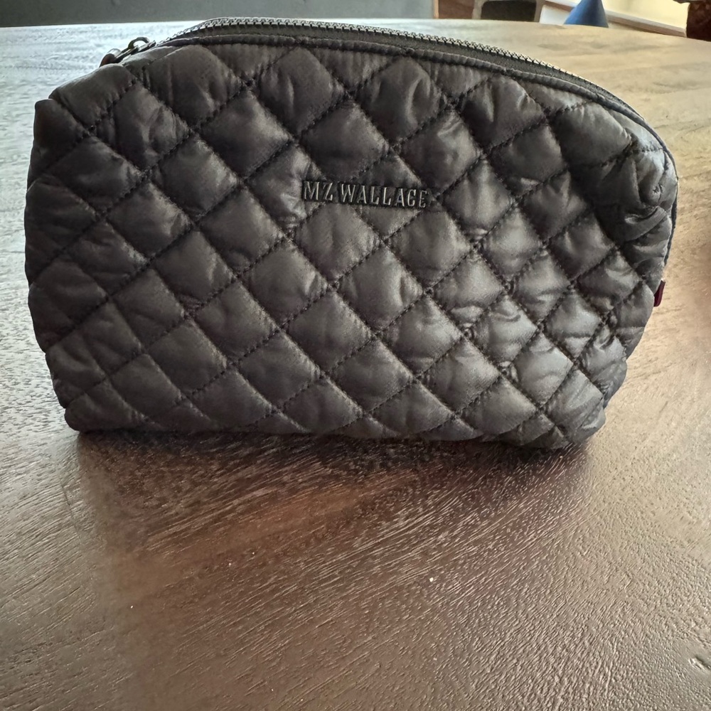 MZ Wallace black mica cosmetic bag